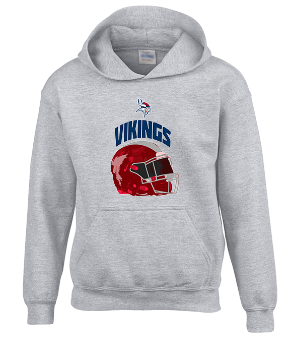 Eastern Vikings Football Helmet - Unisex Hoodie