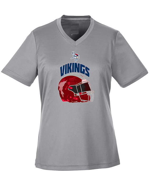 Eastern Vikings Football Helmet - Womens Performance Shirt