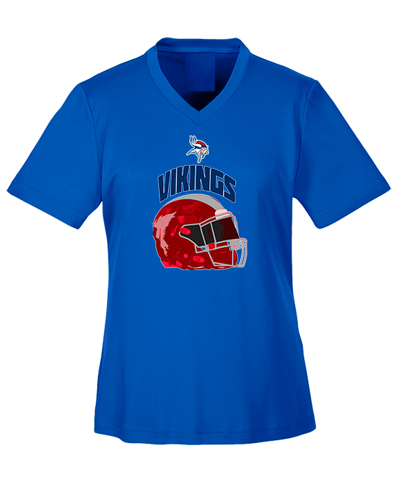 Eastern Vikings Football Helmet - Womens Performance Shirt