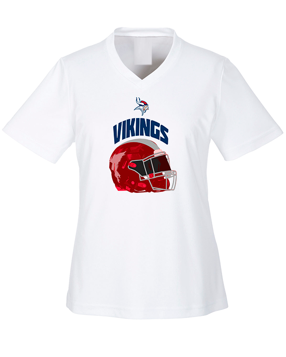 Eastern Vikings Football Helmet - Womens Performance Shirt