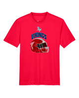 Eastern Vikings Football Helmet - Youth Performance Shirt