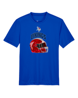 Eastern Vikings Football Helmet - Youth Performance Shirt