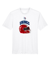 Eastern Vikings Football Helmet - Youth Performance Shirt