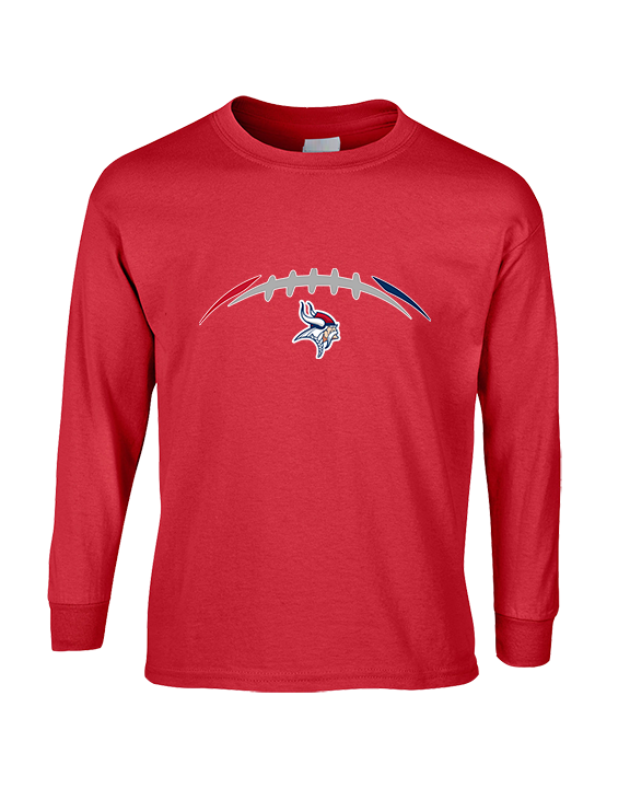 Eastern Vikings Football Laces - Cotton Longsleeve
