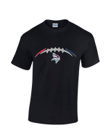 Eastern Vikings Football Laces - Cotton T-Shirt