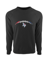 Eastern Vikings Football Laces - Crewneck Sweatshirt