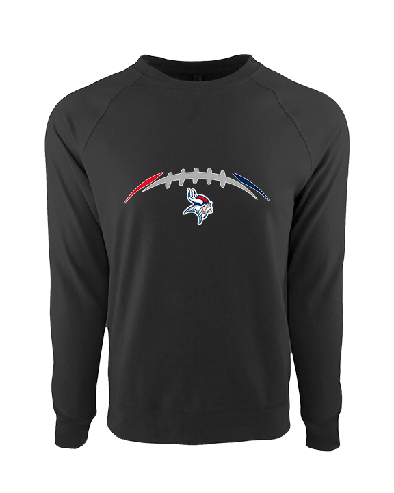Eastern Vikings Football Laces - Crewneck Sweatshirt