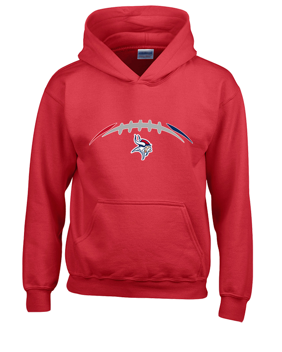 Eastern Vikings Football Laces - Unisex Hoodie