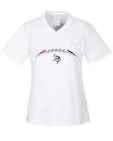 Eastern Vikings Football Laces - Womens Performance Shirt
