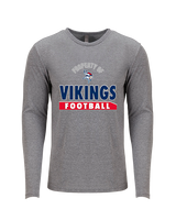 Eastern Vikings Football Property - Tri-Blend Long Sleeve