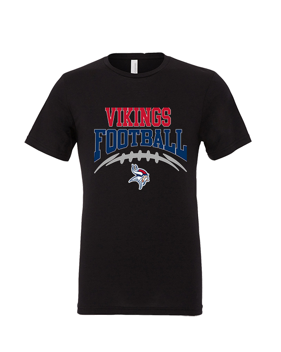 Eastern Vikings Football School Football - Tri-Blend Shirt