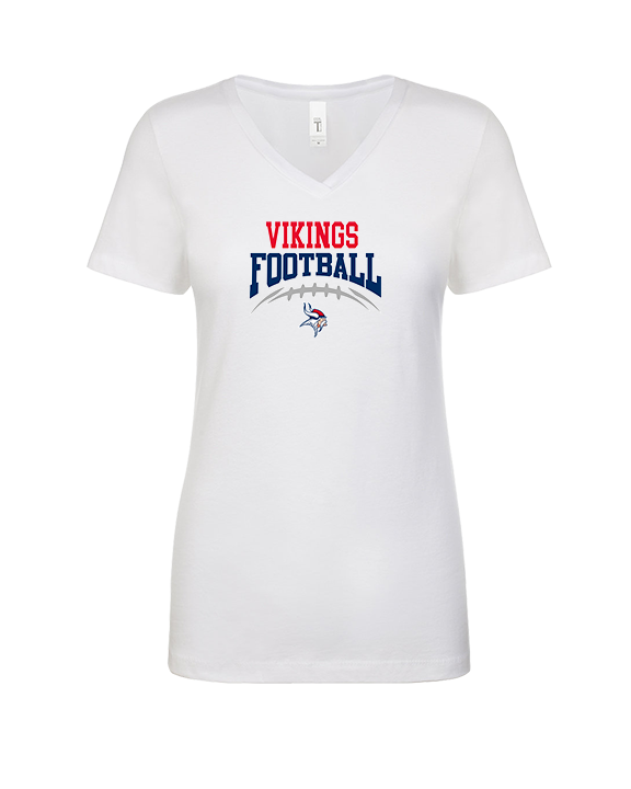 Eastern Vikings Football School Football - Womens Vneck