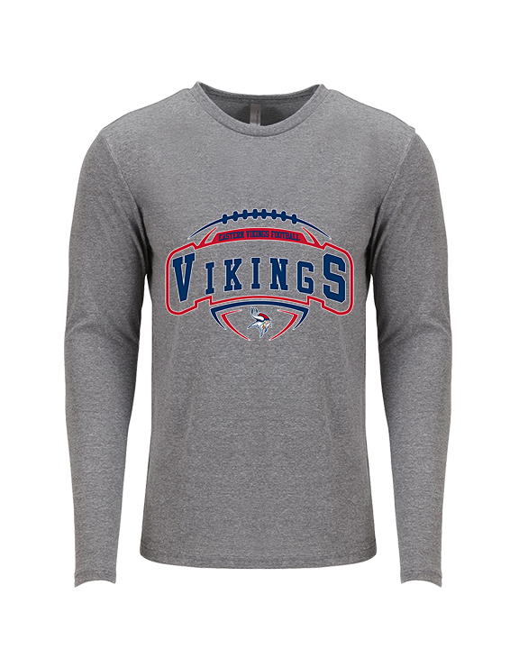 Eastern Vikings Football Toss - Tri-Blend Long Sleeve