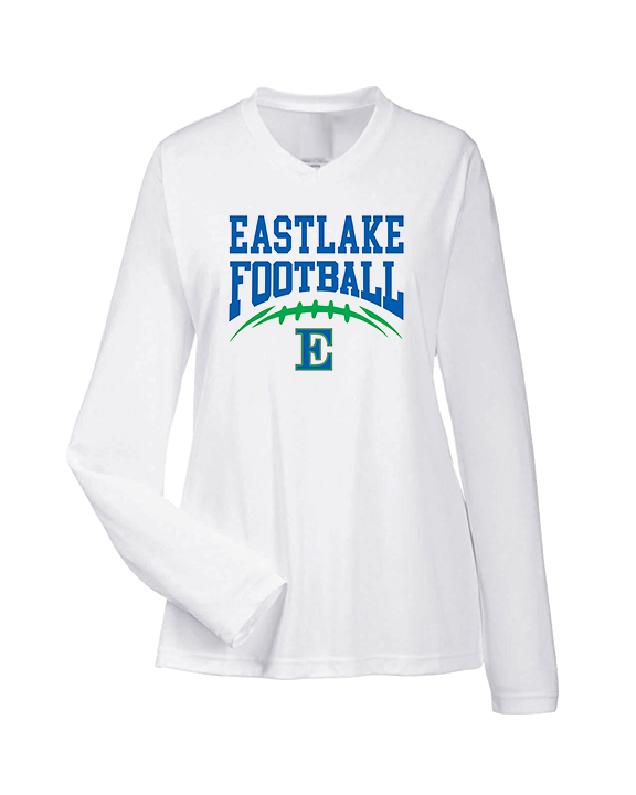 Eastlake HS Football Option 7 - Womens Performance Longsleeve