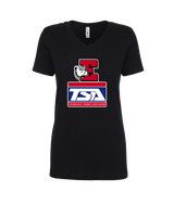Easton Area HS TSA Full Logo - Womens V-Neck