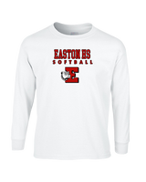 Easton HS Girls Softball Block - Cotton Longsleeve