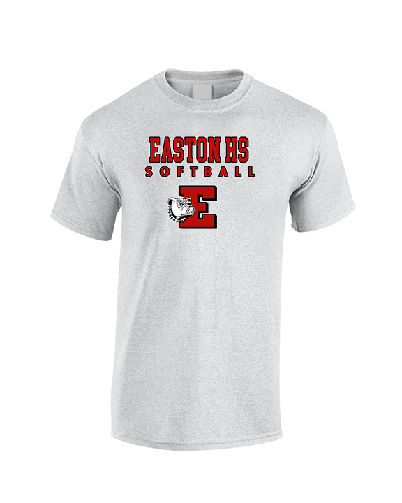 Easton HS Girls Softball Block - Cotton T-Shirt