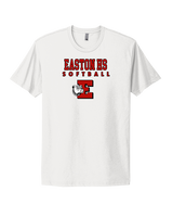 Easton HS Girls Softball Block - Mens Select Cotton T-Shirt