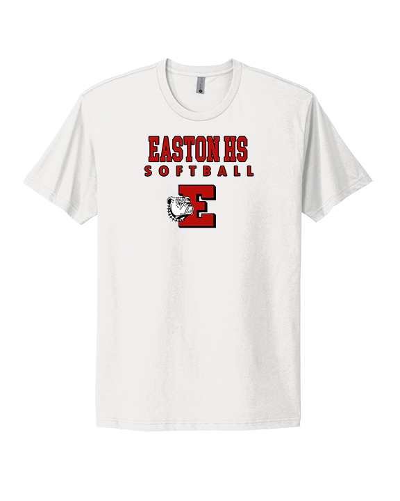 Easton HS Girls Softball Block - Mens Select Cotton T-Shirt