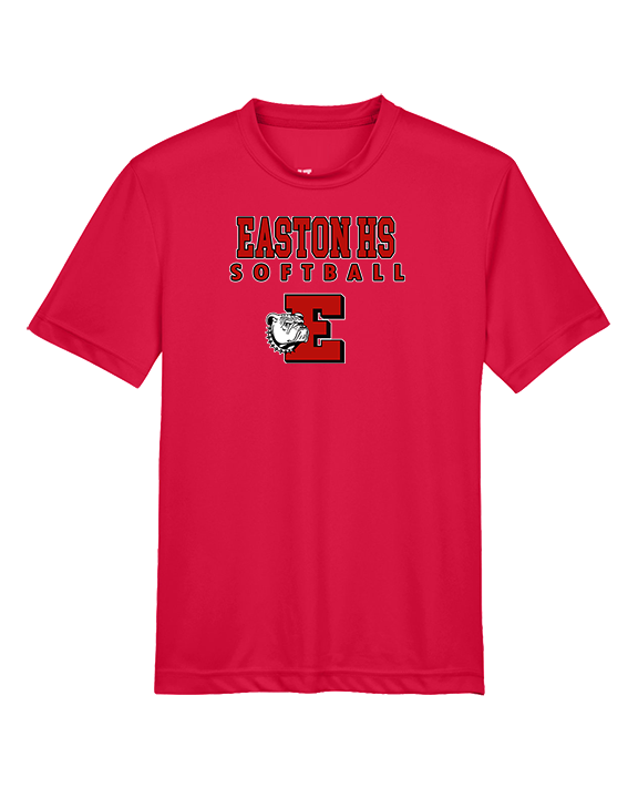 Easton HS Girls Softball Block - Youth Performance Shirt