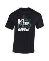 Delta Charter HS Eat Sleep Cheer - Cotton T-Shirt