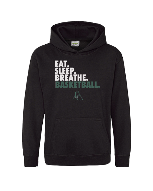 Delta Charter Eat Sleep Basketball - Cotton Hoodie