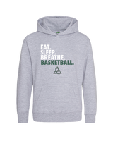 Delta Charter Eat Sleep Basketball - Cotton Hoodie