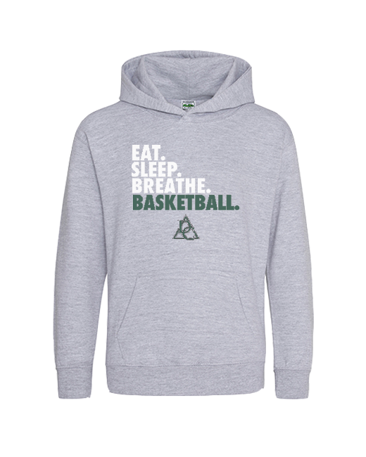 Delta Charter Eat Sleep Basketball - Cotton Hoodie