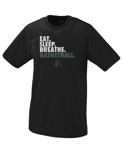 Delta Charter Eat Sleep Basketball - Performance T-Shirt