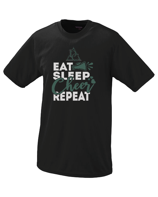 Delta Charter HS Eat Sleep Cheer - Performance T-Shirt