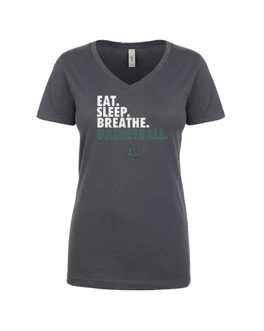 Delta Charter Eat Sleep Basketball - Women’s V-Neck
