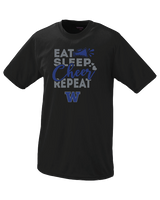 Walled Lake Eat Sleep Cheer - Performance T-Shirt