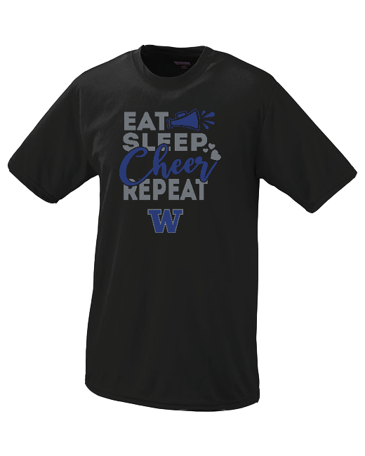 Walled Lake Eat Sleep Cheer - Performance T-Shirt