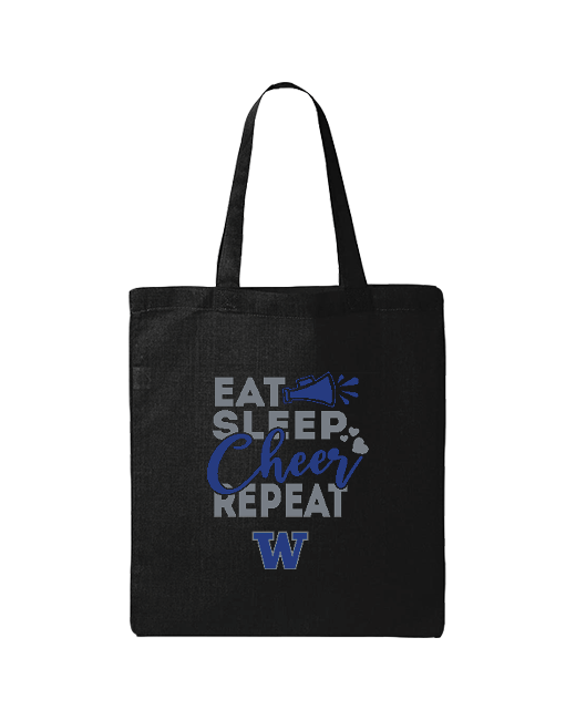 Walled Lake Eat Sleep Cheer - Tote Bag