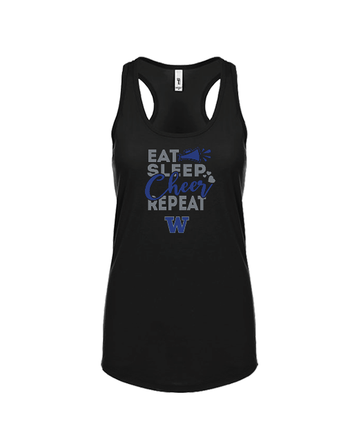 Walled Lake Eat Sleep Cheer - Women’s Tank Top
