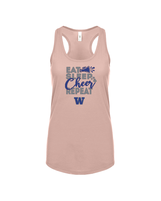 Walled Lake Eat Sleep Cheer - Women’s Tank Top