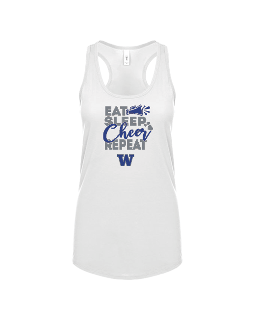 Walled Lake Eat Sleep Cheer - Women’s Tank Top