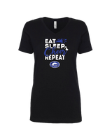 Gateway Eat Sleep Cheer - Women’s V-Neck