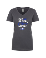 Gateway Eat Sleep Cheer - Women’s V-Neck