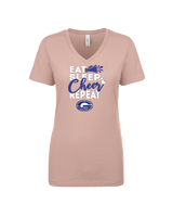 Gateway Eat Sleep Cheer - Women’s V-Neck