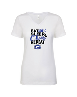 Gateway Eat Sleep Cheer - Women’s V-Neck