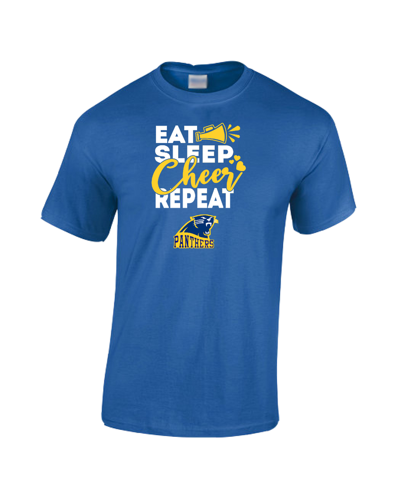 Downers Grove Eat Sleep Cheer - Cotton T-Shirt