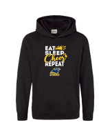 Downers Grove Eat Sleep Cheer - Cotton Hoodie