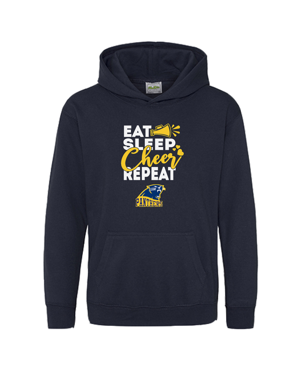 Downers Grove Eat Sleep Cheer - Cotton Hoodie