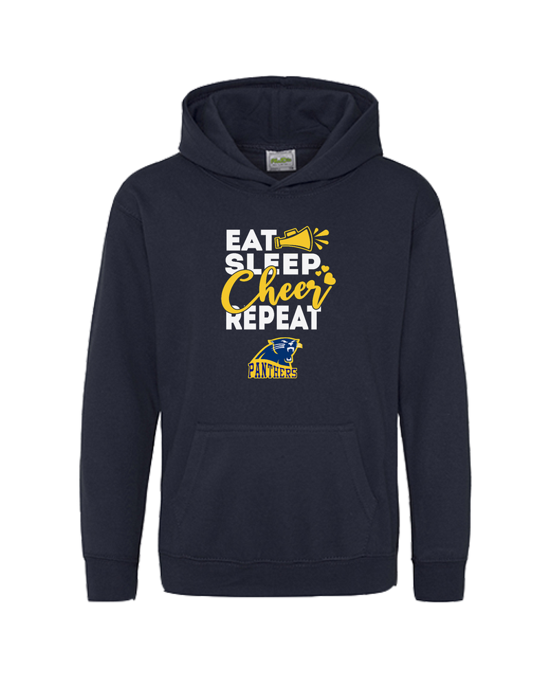 Downers Grove Eat Sleep Cheer - Cotton Hoodie