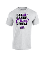 Tooele Eat Sleep Cheer - Cotton T-Shirt