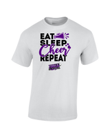 Tooele Eat Sleep Cheer - Cotton T-Shirt