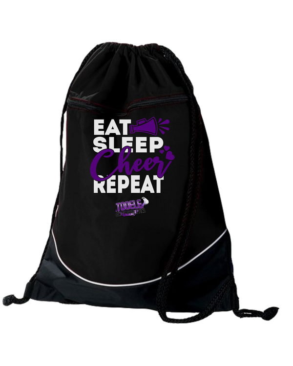 Tooele Eat Sleep Cheer - Drawstring Bag