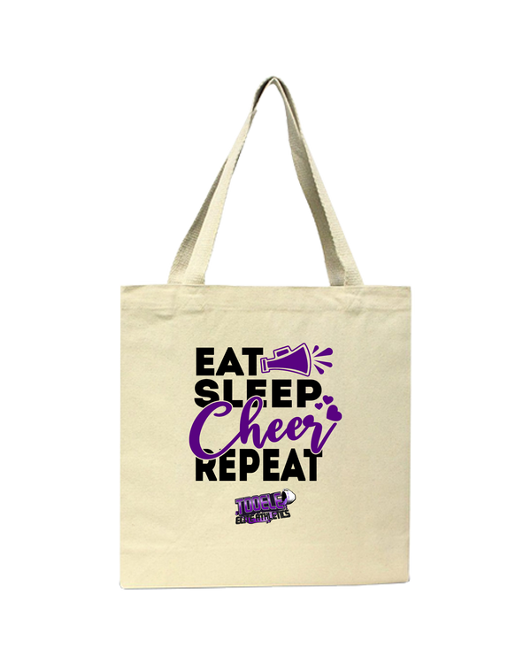Tooele Eat Sleep Cheer - Tote Bag
