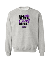 Tooele Eat Sleep Cheer - Crewneck Sweatshirt